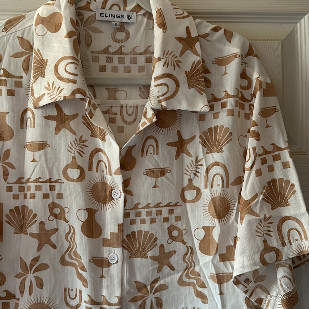 Elings Vacay Boho Shirt S